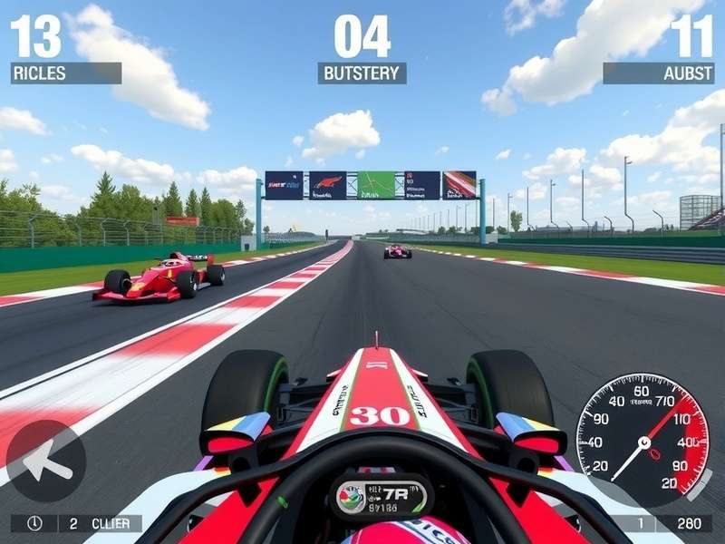 F1 Nitro Power strategy guide showing racing line